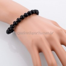 Bracelete em Onyx Negro Natural Thai