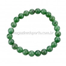 Bracelete Pedra Jade Verde Natural Thai